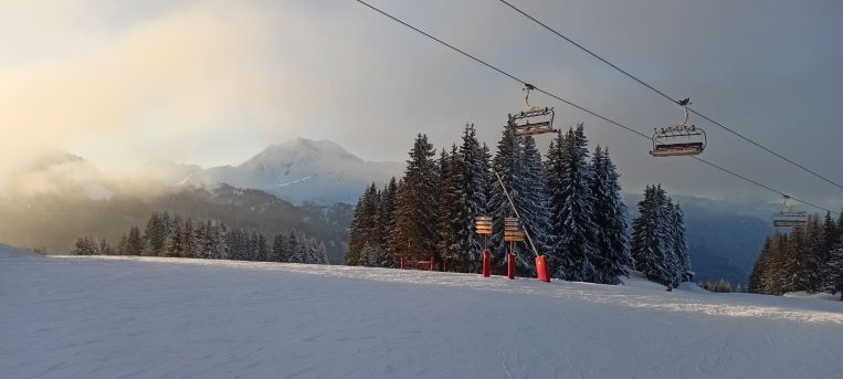 morzine sunset