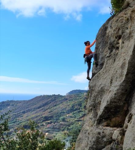 climbing view finale ligure