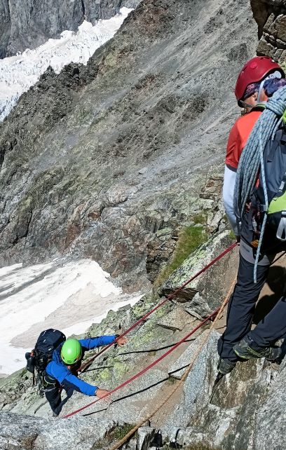 aiguille climbing