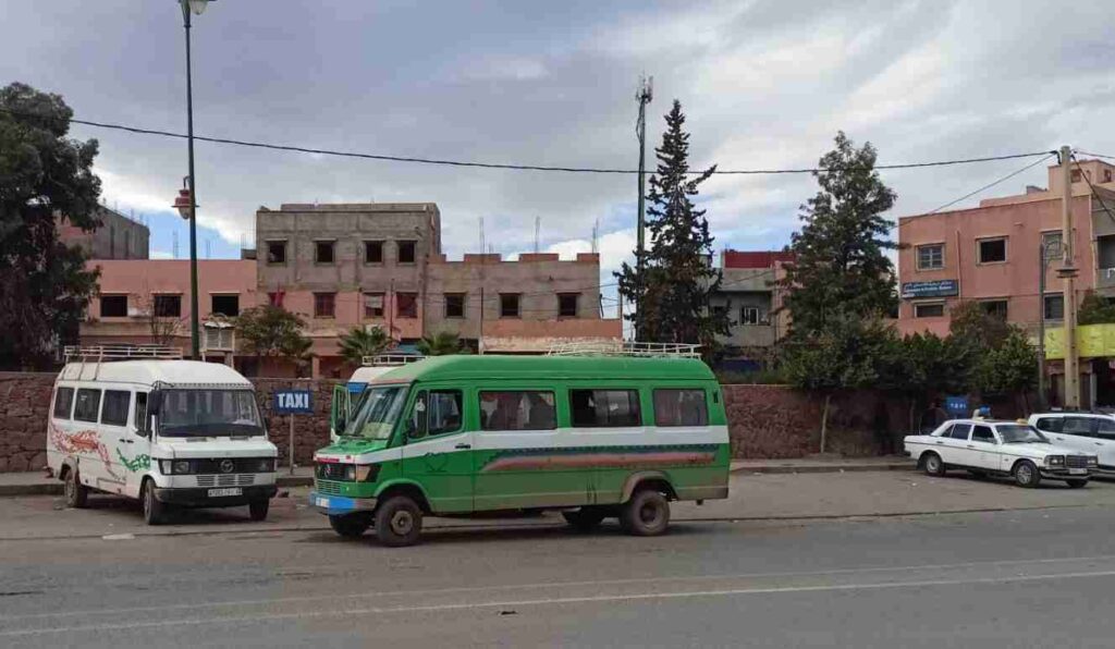 taxi station morocco