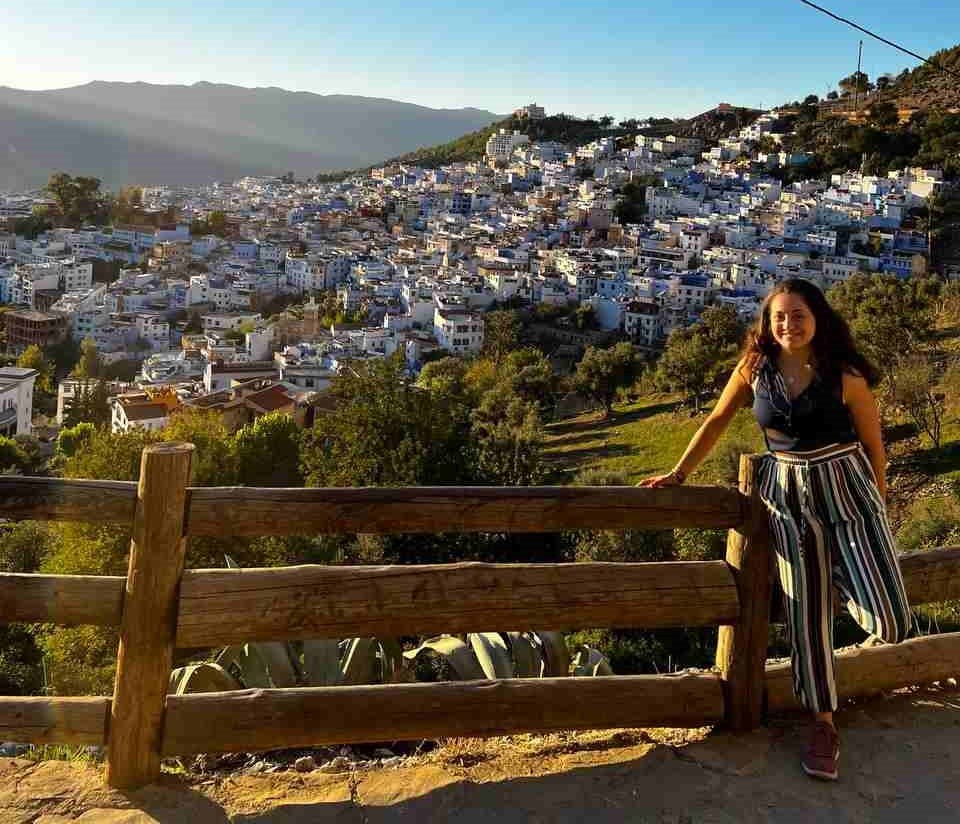 sunset chefchaouen