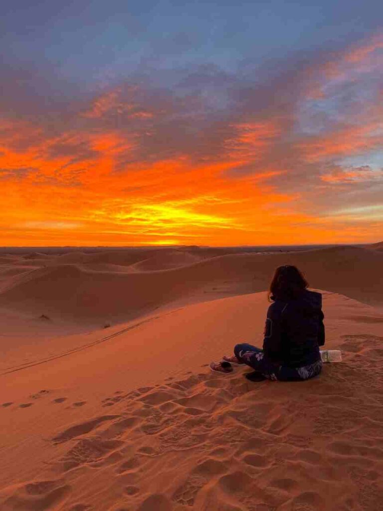 sunrise sahara