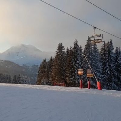 morzine sunset